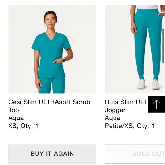 Xs Jannuu matching set in aqua - Picture 2 of 3